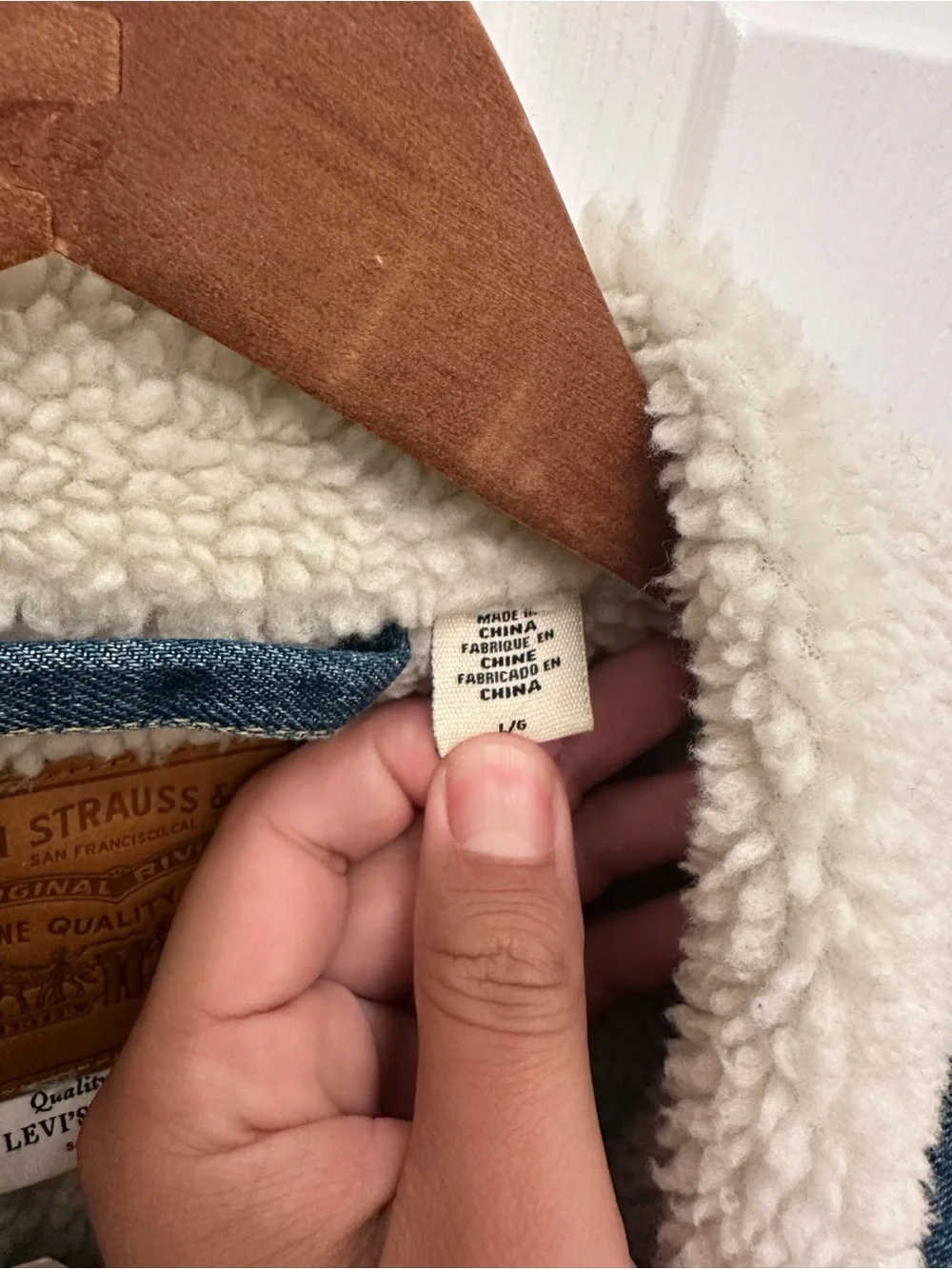 NEW Levi's Men's Sherpa Trucker Jacket Jean Size Large 16365-0040 NWT 2018